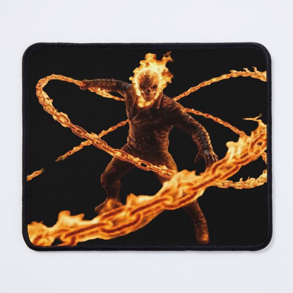 Item preview, Supernatural Avenger in Flames - Flaming Skull and Infernal Chain (Ghost Rider Style) designed and sold by RAYBIL.