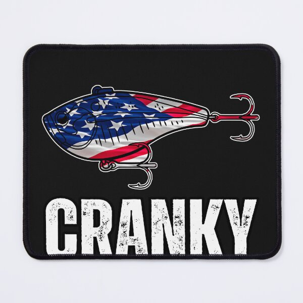 Item preview, USA Flag Funny Crankbait Fishing Lure Dad Birthday designed and sold by erozzz.