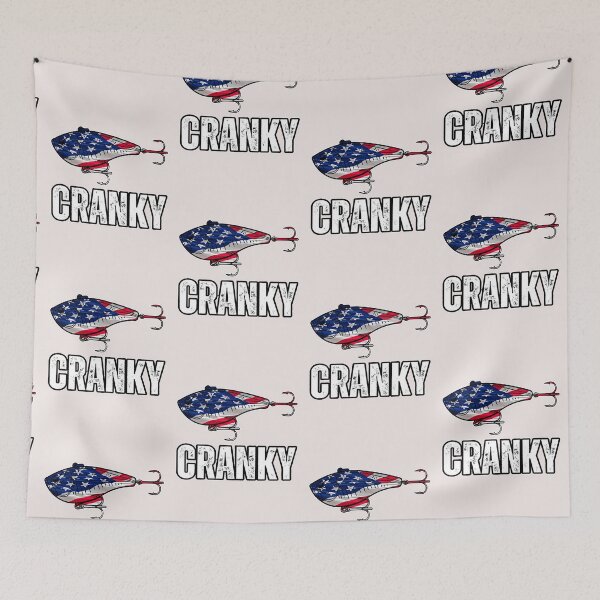 Item preview,  USA Flag Funny Crankbait Fishing Lure Dad Birthday designed and sold by erozzz.