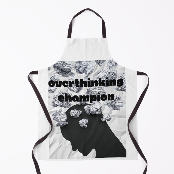 Item preview, Overthinking Champion Funny Aesthetic Graphic Design designed and sold by AhmadAnnaPrints.