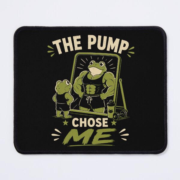 Item preview, The Pump Chose Me Funny Gym Frog Bodybuilding Workout Design designed and sold by AMICO77.