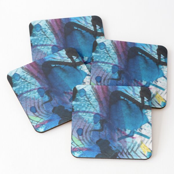 Item preview, Colourful expressive abstract 3 designed and sold by helengarvey.