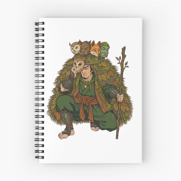 Item preview, Forest Guardian Swamp Druid Fantasy RPG designed and sold by TeeARTHY.