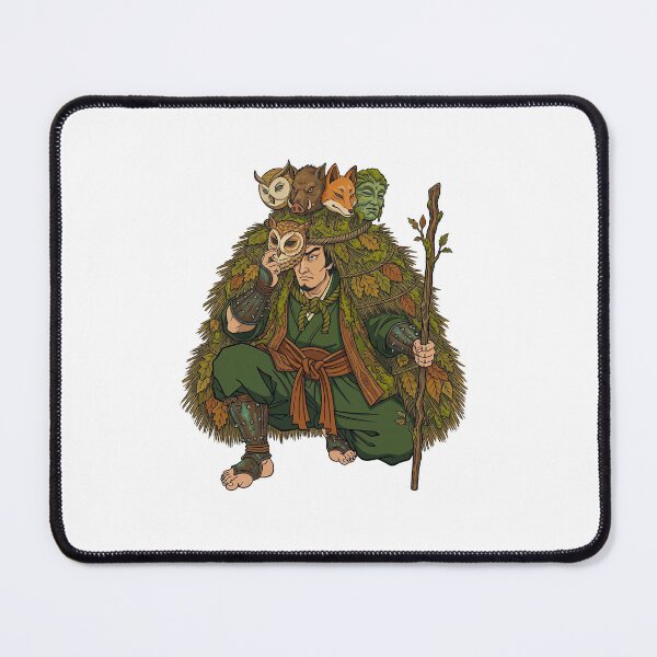 Item preview, Forest Guardian Swamp Druid Fantasy RPG designed and sold by TeeARTHY.