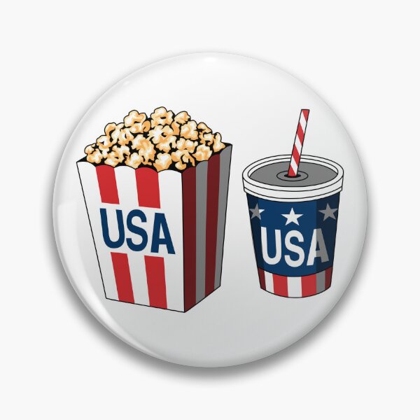 Item preview, USA Sports Snack Popcorn and Soda designed and sold by Anne97s.