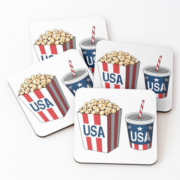 Item preview, USA Sports Snack Popcorn and Soda designed and sold by Anne97s.