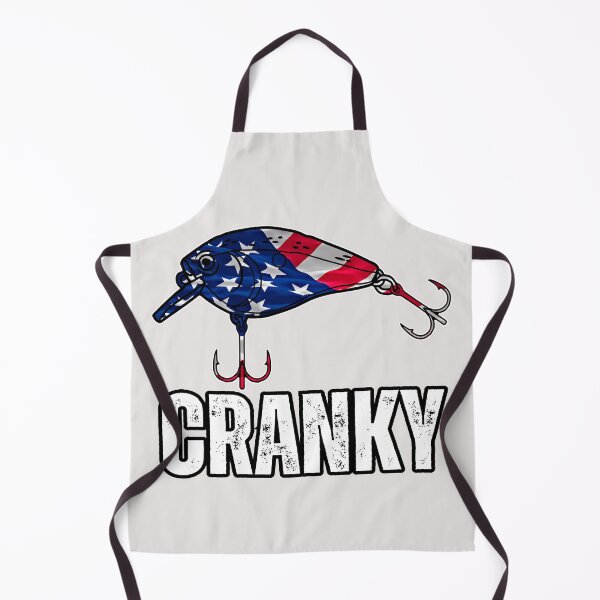 Item preview, Cranky USA Flag Funny Crankbait Fishing Lure Dad Birthday designed and sold by erozzz.