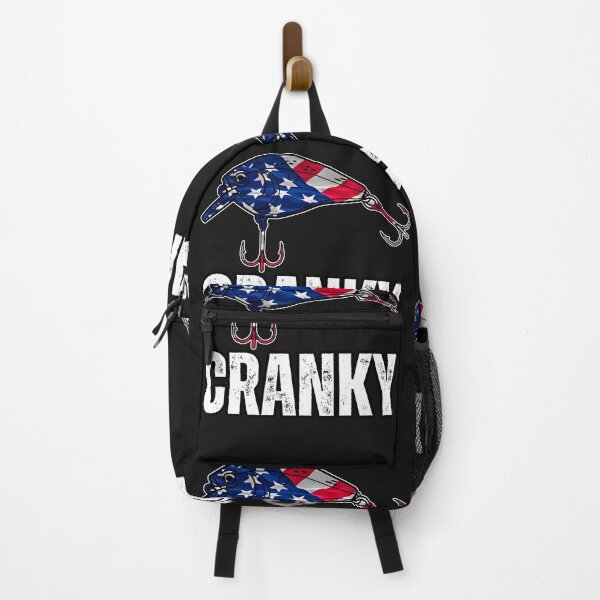 Item preview, Cranky USA Flag Funny Crankbait Fishing Lure Dad Birthday designed and sold by erozzz.