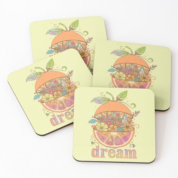 Item preview, Dream Tangerine Citrus Floral  designed and sold by Reverie & Roses.