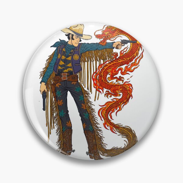 Item preview, Magic Fiery Lasso Japanese Cowboy Western Fantasy designed and sold by TeeARTHY.