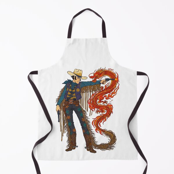 Item preview, Magic Fiery Lasso   Japanese  Cowboy Western Fantasy designed and sold by TeeARTHY.