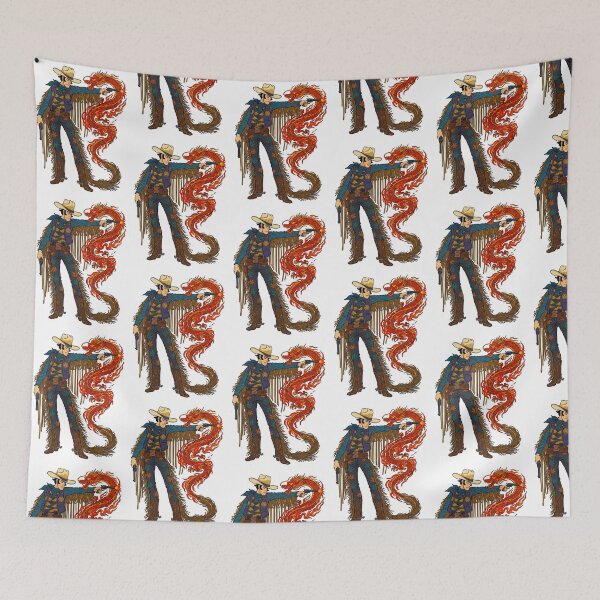 Item preview, Magic Fiery Lasso Japanese Cowboy Western Fantasy designed and sold by TeeARTHY.
