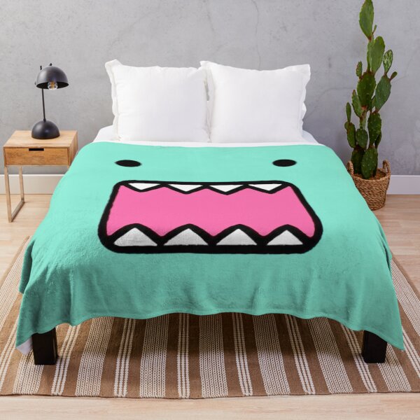 Item preview, Domo turquoise kawaii sticker / print designed and sold by lineofEvermore.