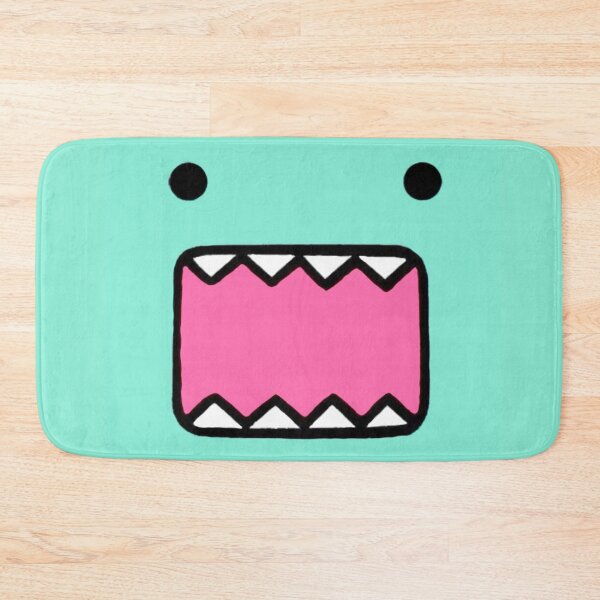 Item preview, Domo turquoise kawaii sticker / print designed and sold by lineofEvermore.