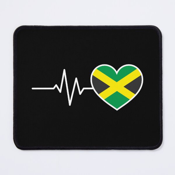 Item preview, Jamaica Heartbeat Love | Jamaican Jamaica Flag designed and sold by JFFStore.