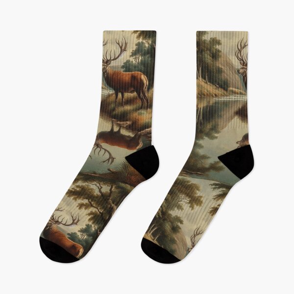 Item preview, THE STAG & HIS REFLECTION designed and sold by Eutrope d'Orange.