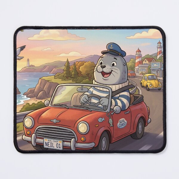 Item preview, Neil the seal designed and sold by SaltCraft.
