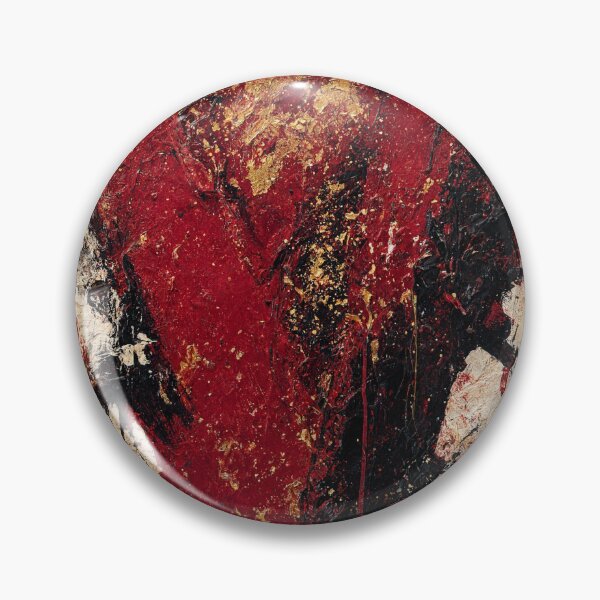 Item preview, Crimson Passion: Abstract Gold and Red Expressionist Art designed and sold by Edge Of The Easel.