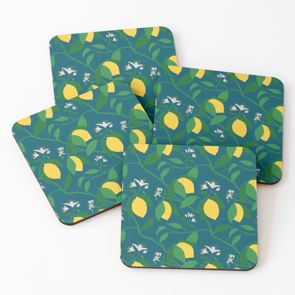 Item preview, Minimalist lemon blossom blue designed and sold by Taylorgoodson.