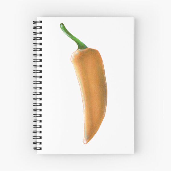 Item preview, Realistic Yellow Chili Pepper Botanical Illustration designed and sold by S. Amado.