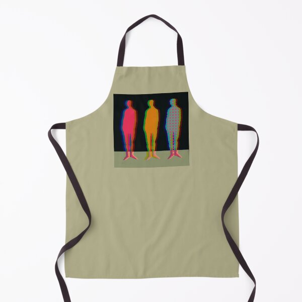 Item preview, Neon Glitch Abstract Human Silhouettes Trio designed and sold by MikZviagin.