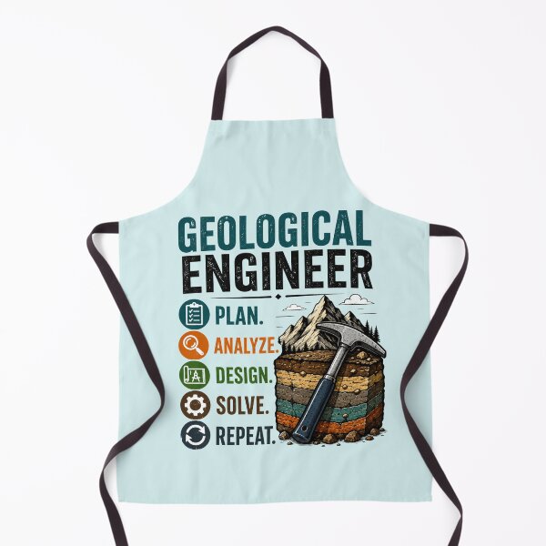 Item preview, Geological Engineer Plan Analyze Design Solve Repeat designed and sold by Nzgiftsandmore.