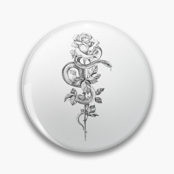 Item preview, The Serpent and The Rose | Monochrome designed and sold by Nyxander's Bookish Catalogue.