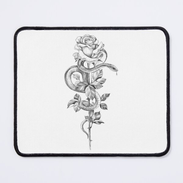 Item preview, The Serpent and The Rose | Monochrome designed and sold by Nyxander's Bookish Catalogue.