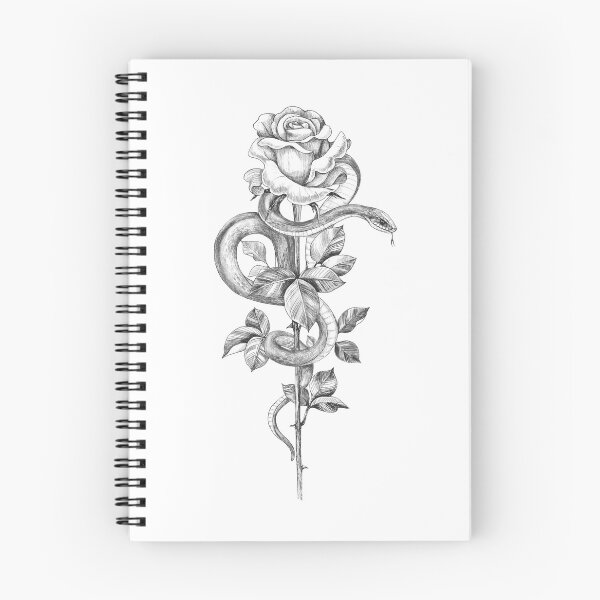 Item preview, The Serpent and The Rose | Monochrome designed and sold by Nyxander's Bookish Catalogue.