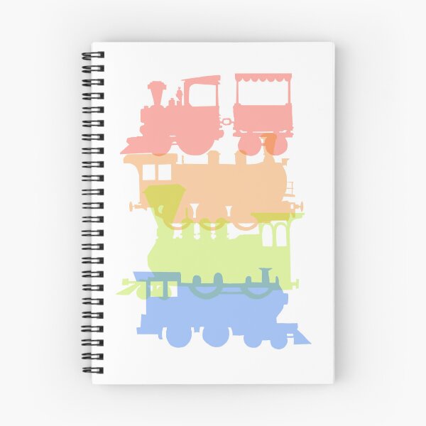 Item preview, Trains at the station designed and sold by Dori Sparrow.