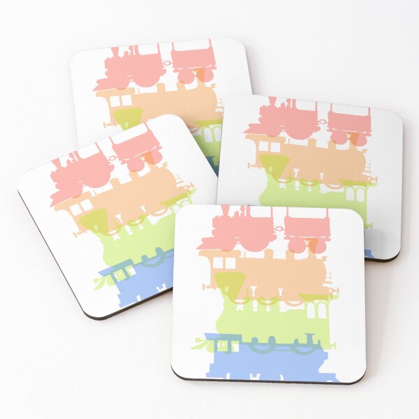 Item preview, Trains at the station designed and sold by Dori Sparrow.