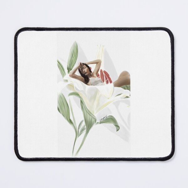 Item preview, Woman taking a nap on a lily bed designed and sold by zaupis.