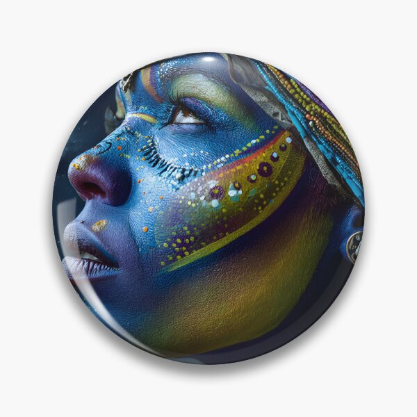 Item preview, Vibrant Body Art with Cosmic Inspiration designed and sold by Artessie.