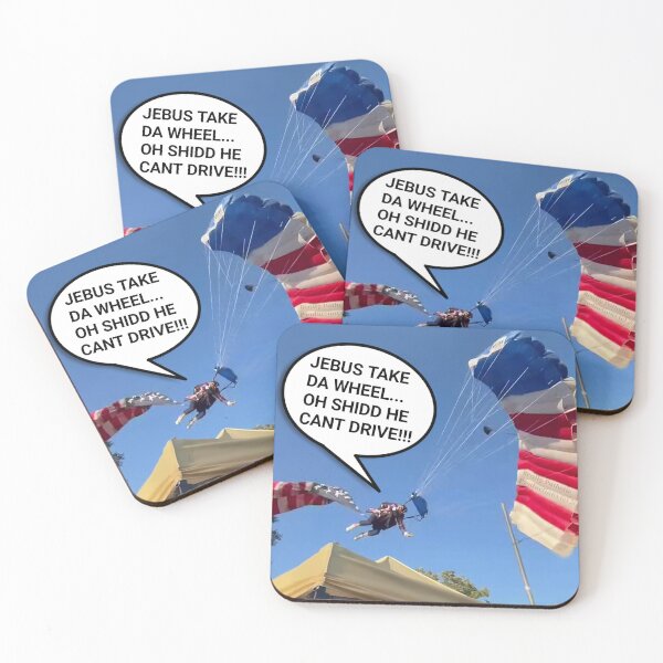Item preview, Jesus can't take wheel or go skydiving designed and sold by reallypathetic.