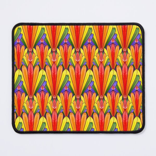 Item preview, Fan rainbow feathers pattern designed and sold by feannaart.