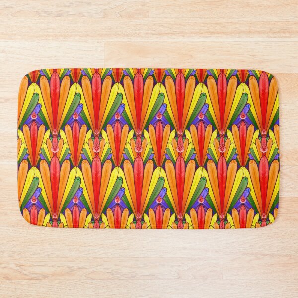 Item preview, Fan rainbow feathers pattern designed and sold by feannaart.