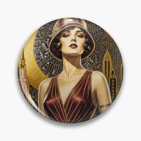 Item preview, Art Deco Elegance Under Moonlight designed and sold by Andy Gambino Art.