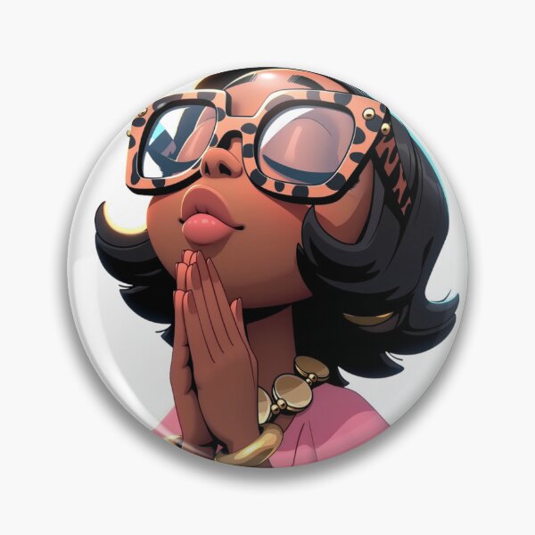 Item preview, Trust God, Sis Sticker | Christian Black Girl Sticker | Cute Faith Die Cut Decal for Planner & Water Bottle designed and sold by overcomercrafts.