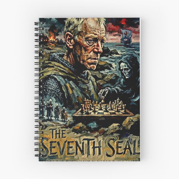 Item preview, The Seventh Seal Retro Arthouse Historical  Tribute Art Movie Poster designed and sold by Art's Diner.