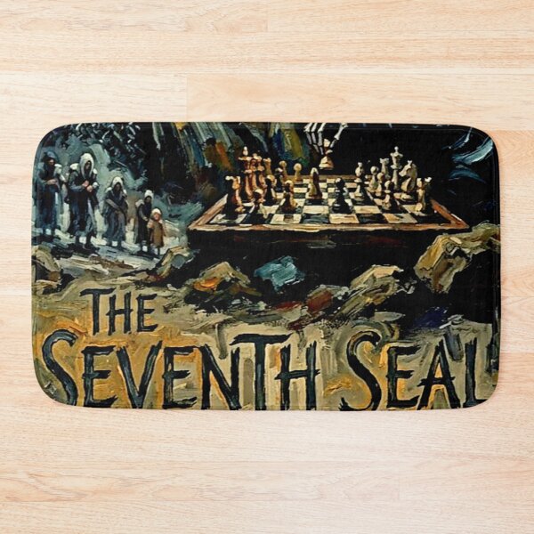 Item preview, The Seventh Seal Retro Arthouse Historical  Tribute Art Movie Poster designed and sold by Art's Diner.