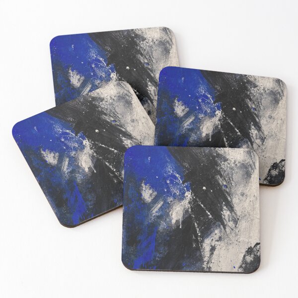 Item preview, Cobalt Storm Abstract Painting designed and sold by Edge Of The Easel.