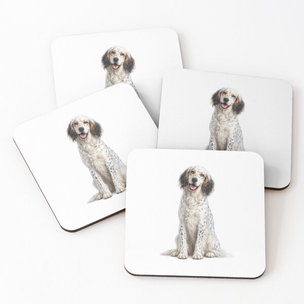 Item preview, English Setter dog designed and sold by BackgroundND.