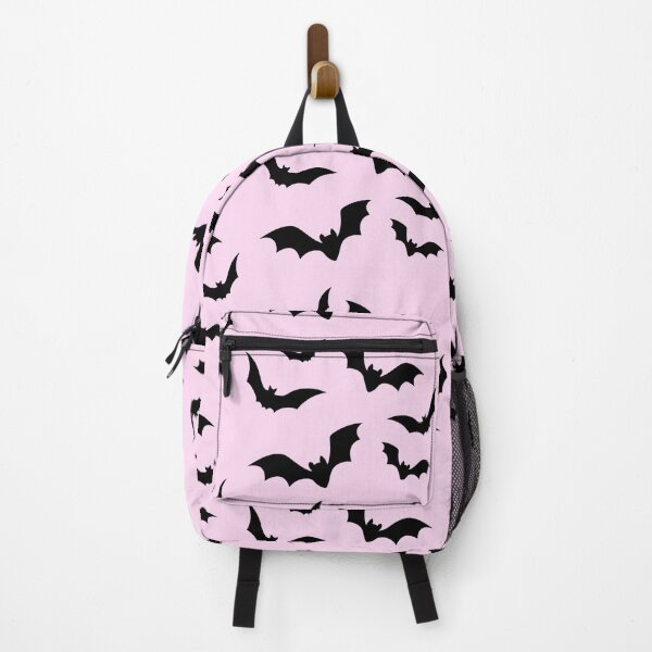 Item preview, cute pink bat pattern ~ gothic halloween bats ~ kawaii spooky designed and sold by Mypixieart.