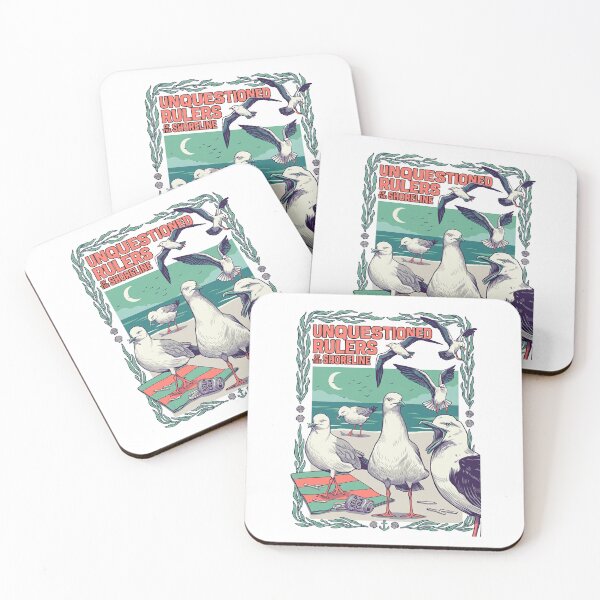 Item preview, Unquestioned Rulers Shoreline Funny Seagull Flock designed and sold by TeeARTHY.