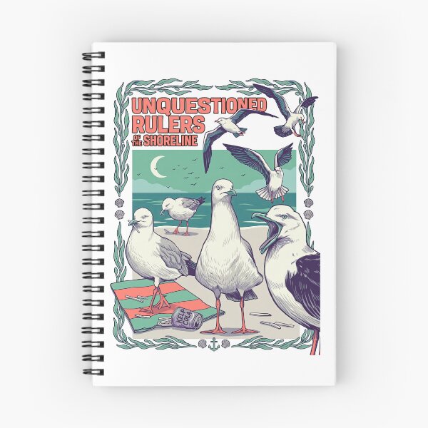 Item preview, Unquestioned Rulers Shoreline Funny Seagull Flock designed and sold by TeeARTHY.