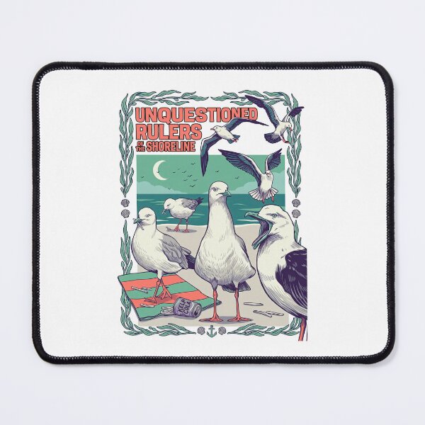 Item preview, Unquestioned Rulers Shoreline Funny Seagull Flock designed and sold by TeeARTHY.