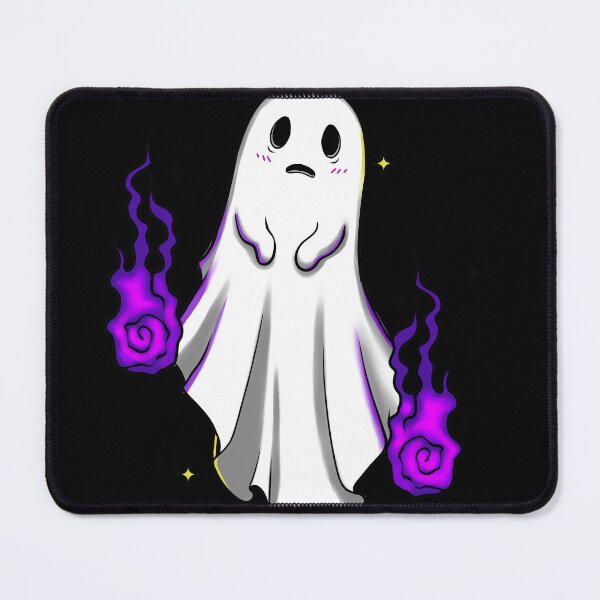 Item preview, Anxious Sheet Ghost with Kitsunebi designed and sold by Withencroft.