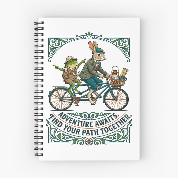Item preview, Awaits Frog Rabbit Tandem Bicycle designed and sold by TeeARTHY.