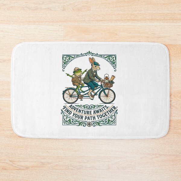 Item preview, Awaits Frog Rabbit Tandem Bicycle designed and sold by TeeARTHY.