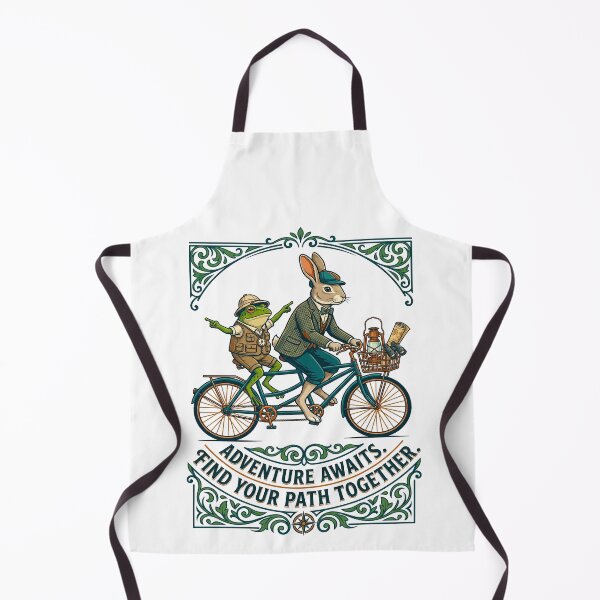 Item preview, Awaits Frog Rabbit Tandem Bicycle designed and sold by TeeARTHY.